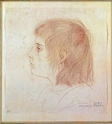 子供の頃の画家モーリス・ユトリロの肖像