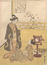 Optique Picture のぞきからくり、工房だ...、ca。 1788年。