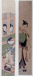 鈴木春信(1725-1770)の「花魁」(日本)