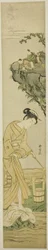 若い美しさをスパイする道教の仙人