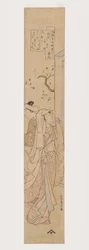 清水寺の小町（清水）（カラー木版画