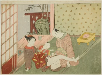 無題のエロ版画シリーズより 見つめるお嬢様の恋人たち