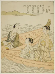 川の出会い（博楽天のパロディ）