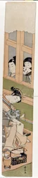 白井権八。鈴木春信（1724/25-1770）の版画。