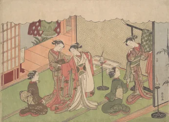 結婚の儀式、おそらく1768年、おそらく1768年。