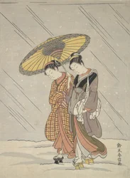 嵐の中の二人の女性, 1764-72., 1764-72.