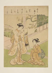 米山定家の「未知なる戯曲」（カラー木版画