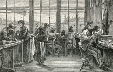 ラショードフォンでの時計工房