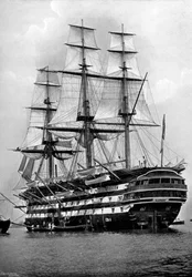 訓練船HMSセントビンセント、ポーツマス、ハンプシャー、1896年