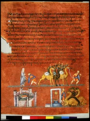 全ページ：本文とミニチュア：エリーザを送り出す（ミニチュア）