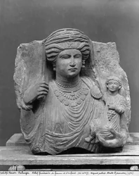 シリアのパルミラ出身の母子の葬儀