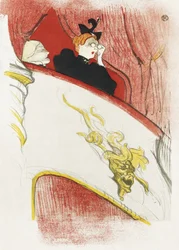 『金箔を施したグロテスクな仮面のあるバルコニー』（1894年）
