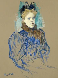 『メイ・ミルトンの肖像』（1895年）