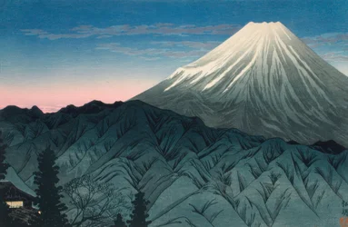 箱根から見える富士山