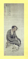三本足のヒキガエルに座っている不滅のGeChanggeng、1506-10