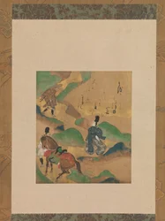 伊勢物語伊勢物語宇津山宇津の山1634年。
