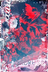 Beyond Leisure、2015年（キャンバスにコラージュ）