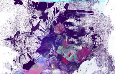 Tree Vein、2016年（キャンバスにミクストメディア）