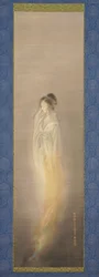 ゴースト [ペアの右] 1900年7月 （絹本、墨、淡彩）
