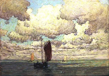 雲と船