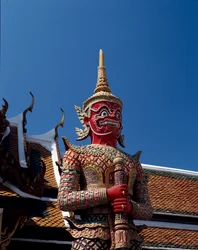 扉を守る悪魔のディテール