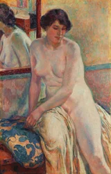 モデルの休息、1912