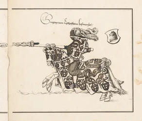 トーナメントに関する本: Jouster Facing Left