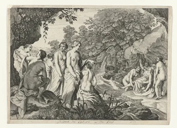 ダイアナがカリストの妊娠を発見 Ovid
