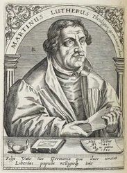 マルティン・ルター。 (1483-1546)。 ドイツの宗教改革者で宗教改革の創始者。 肖像画。