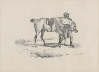 レース前に散歩させられている馬（A Horse Being Walked Before the Race）