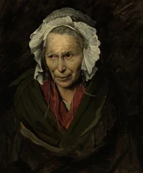 狂気の女性の肖像画