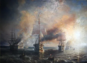 フランス語  シェルブールからブレストに向かうフランス艦隊（1858年） シェルブールからブレストに向かうフランス艦隊（1858年