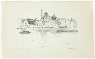 Battersea from the River, Low Tide   1295957   ja       japanese Successfully Translated  Original: Design for Evening Dresses by Depouy-Magnin, Worth, and Redfern, pub. 1931 colour lithograph. Translat: Design for Evening Dresses by Depouy-Magnin, Worth, 
