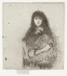 スペインの少女の肖像画