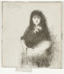 スペインの少女の肖像画
