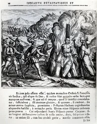 1512年2月2日、キューバのヤラでスペイン人によるハトゥエイの火刑、1664年