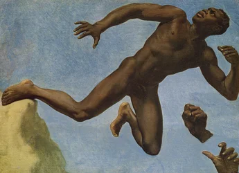 裸の黒人の習作、1838年