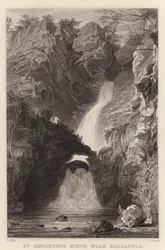 ボスカッスルの近くにあるセント・ナイトンズ・キーブ(彫刻)