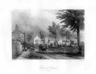 ダルウィッチカレッジ、ダルウィッチ、ロンドン南東部、1846年。