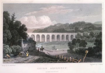 エレスミア運河のチャーク水道橋、c1829