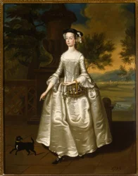 トーマス・バードウェル、メアリー・ジョドレルの肖像-絵画、1755
