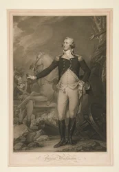 トレントンの戦いでのジョージ・ワシントン (1792)