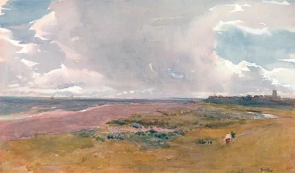 サウスウォルドフロムザビーチ、c1860-1890、1906。