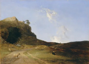 荒野の風景、1840年