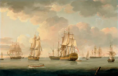 スピットヘッドのイギリス軍艦