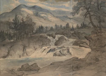ラブロ滝、1824-42。