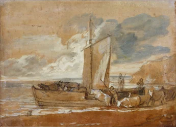 牛のフェリー、1784-1788。