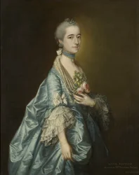 アン・レイボーン Leyborne 1763年頃 （油彩・キャンバス