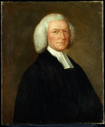 ウッドワード司教の肖像、半身長、事務用ローブ姿、1756-58年頃