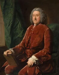 トーマス・カワードの肖像、1765年。